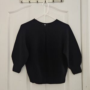 Uniqlo Black Knit Top